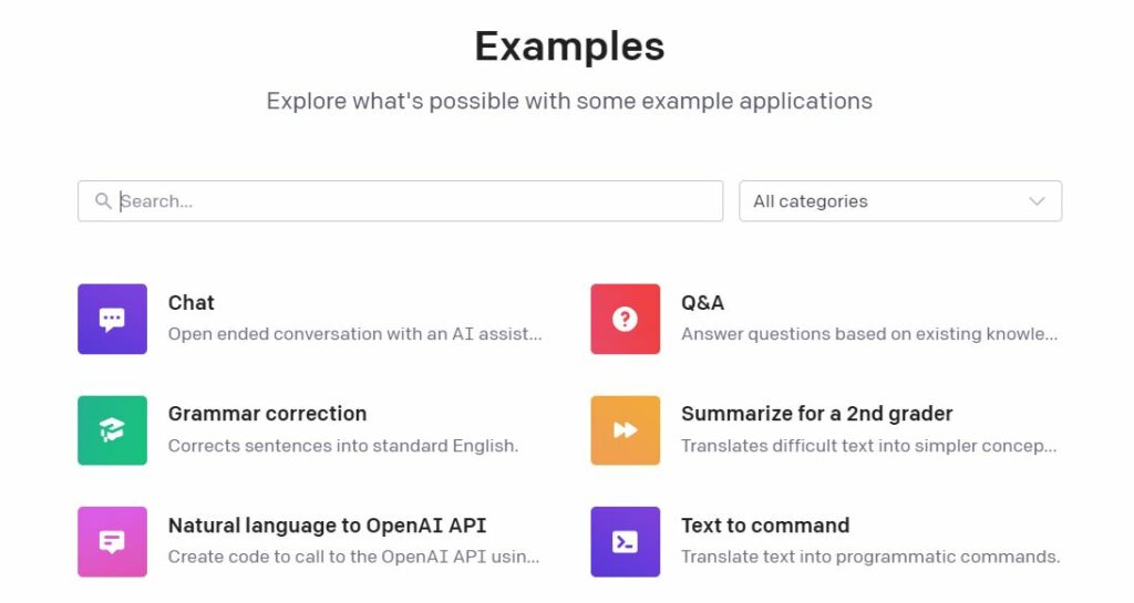 openai example applications