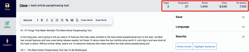 best article paraphrasing tool has realtime word stats.png
